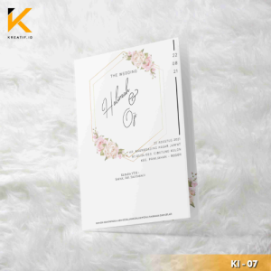 Kreatif.id Ki-06 Undangan Pernikahan ( 100 PCS ) "Best Seller"