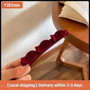【Local shipping】 Flocked Bangs Hair Clip Headwear Duckbill Hair Claws Barrettes Vintage Hair Clips Hairgrip Braided Fashion Hairpins Hair Accessories Headwear