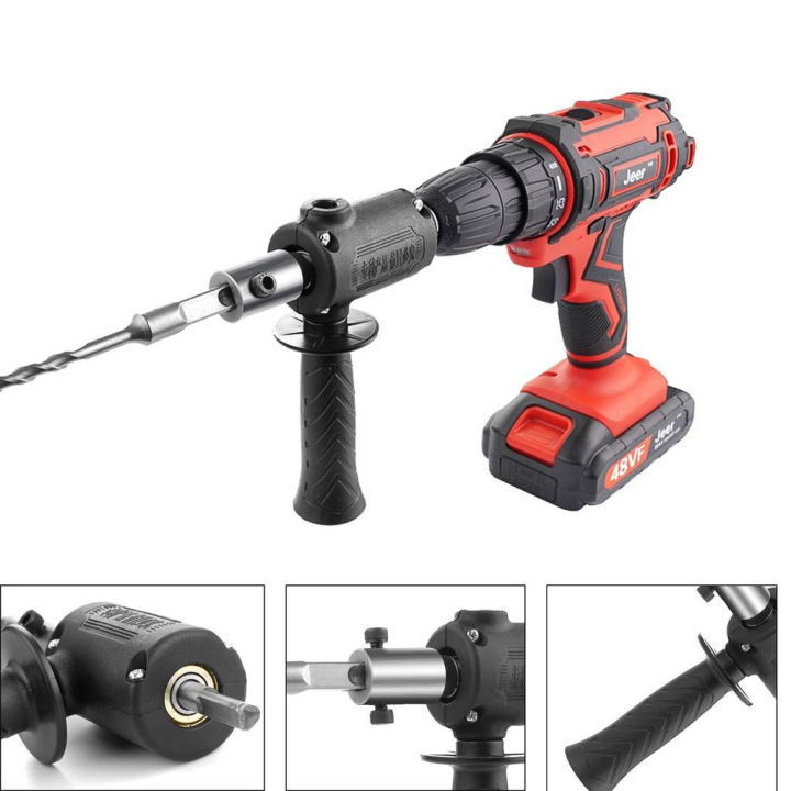 2-Pack Telescopic Drill Bit Converter - Extendable Adapter For Electric Hammer & Drill Bits