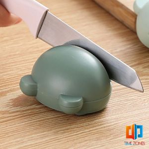 Time Zones หินลับมีด มินิ หน้าการ์ตูน หินลับมีดทำครัว ลับคมกรรไกรได้ สปอตสินค้า Cartoon whetstone