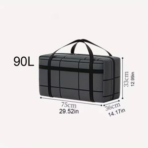Large Capacity Foldable Storage Bag Waterproof Thickened Portable Wear Resistant Quilt Blanket Organizer Beg Penyimpanan