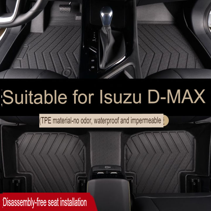 Isuzu DMAX and MUX MUX Floor Mats/Fit For 2015 2020 Model/Deep Dish