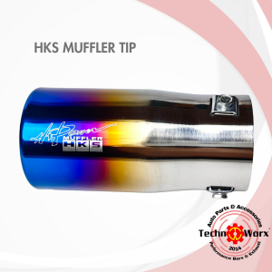 HKS TIP Titanium Burnt not muffler Accessories No Sound bass design car sedan hatchback NO HKS BOX