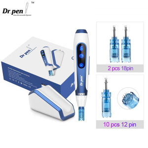 Dr.pen A11 Microneedling Therapy Device With 10 Pcs Cartridge MTS Therapy Derma Pen Improve Scar Acne Removal Beauty Machine