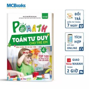 Pomath - Toán tư duy cho trẻ em - Tập 4 - TKBooks