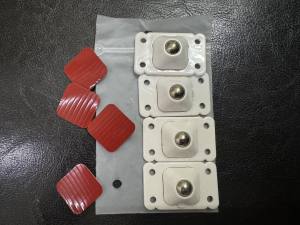 HK.4pcs/set adhesive Universal Wheel Furniture Wheel 360º Rotating Mini Swivel Casters Wheel Load bearing mobile activity wheel Casters