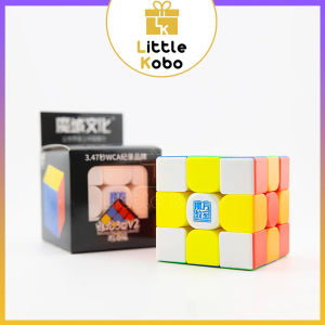 [V2] Rubik 3x3 MoYu MeiLong 3M V2 UV Coated Rubic 3 Tầng Nam Châm Stickerless Đồ Chơi Trí Tuệ Trẻ Em Phát Triển Tư Duy