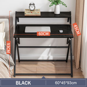 <𝙇𝙖𝙯𝙈𝙖𝙡𝙡> Folding Table Portable Study Table Writing Desk Home Office Laptop Computer Desk Fully Assembled