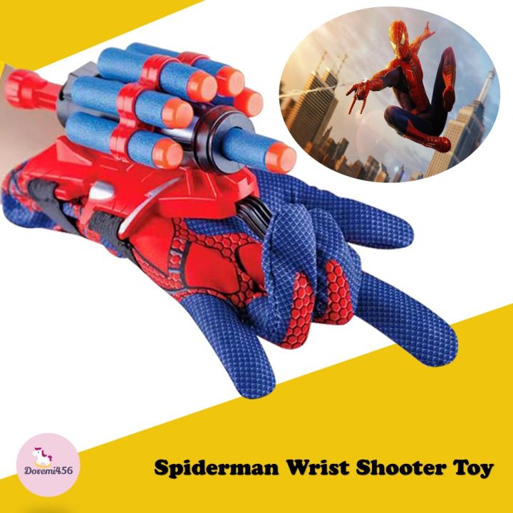 Spiderman wrist 2024 shooter toy