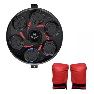New Smart Music Boxing Machine Digital Boxing Response Target Beat Rhythm Wall Target Hanging Smart Sandbag Training Equipment basic model children/adult