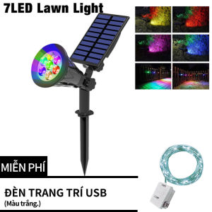 （Đèn cổ tích miễn phí）7LED Đèn trang trí ngoài trời đèn led năng lượng mặt trời đèn sân vườn