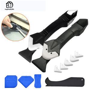 5 In 1 Silicone Scraper Sealant Smooth Remover Tool Set Caulking Finisher Smooth Grout Kit Floor Mould Removal Hand Tools Set