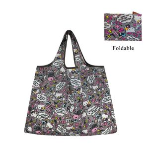 FVWF489263 Oxford Cloth Hello Kitty Shopping Bag Large Size Foldable Eco Bag Portable Reusable Tote Bag