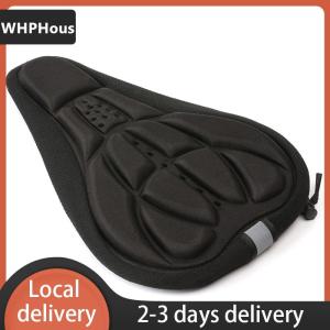 [COD] WHPHous Ship within 24 hours Soft 3D Padded Cycling Bicycle MTB Bike Seat Cover Cushion Sponge Foam Comfortable saddles Mat Cushion Bicycle Accessory