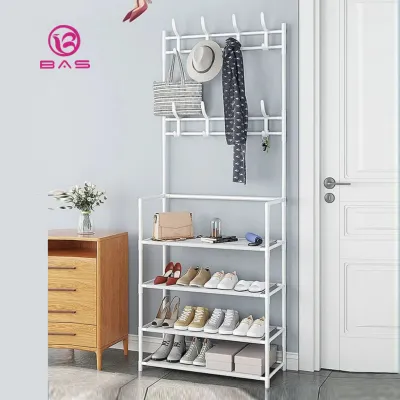 BAS stand hanger rak sepatu rak gantungan baju hanger topi tas