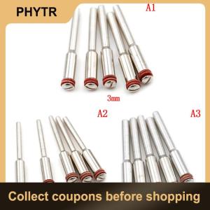 【PHYTR】 5pcs 3mm 2.35mm 3.175mm screw mandrel shank cut-off wheel holder rotary tool