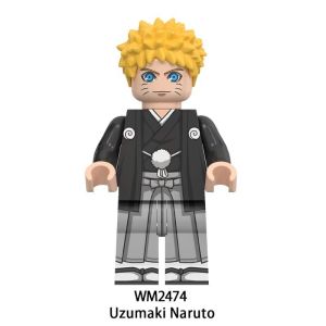 ของเล่นเพื่อการศึกษาของขวัญบล็อกตัวต่อขนาดเล็กสำหรับ WM6152เด็ก Sasuke Boruto Sarada ชุดคอสเพลย์อะมิเนะ Uchiha