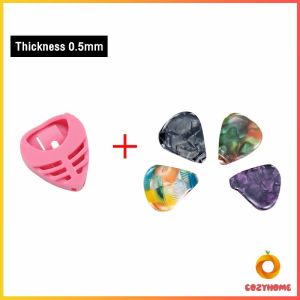 Cozy ปิ๊กกีตาร์ ขนาด 0.5mm 1mm ทรงหยดน้ำ สำหรับกีตาร์พื้นบ้าน กีตาร์คลาสสิก อูคูเลเล่ Guitar Picks