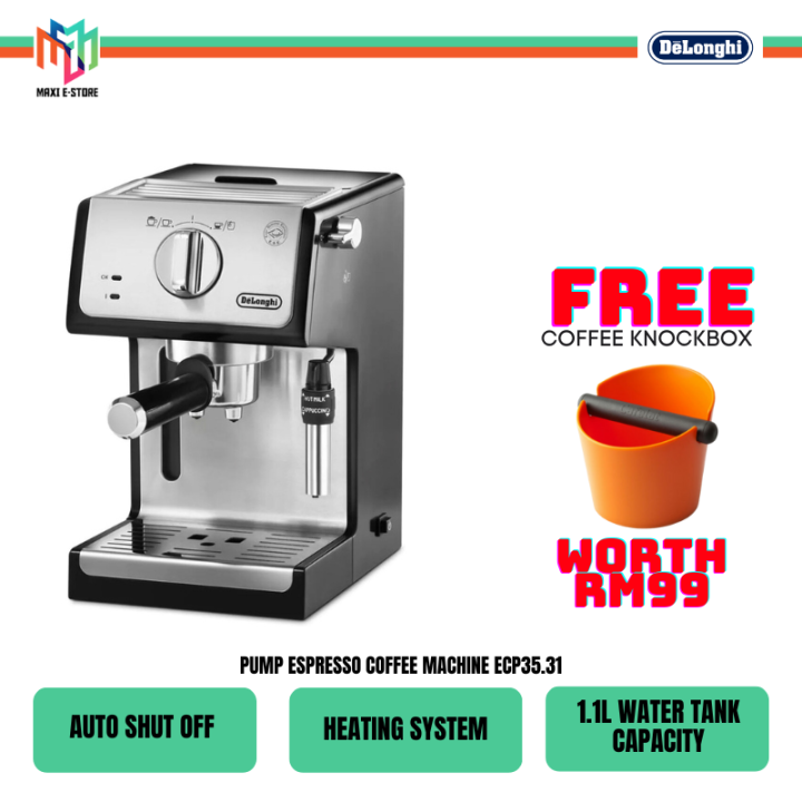 Delonghi ECP35.31 Pump Espresso Coffee Machine Thermoblock Technology