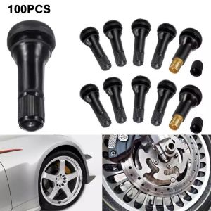 TR413 Pito Tubeless Tire Valve Affordable Snap-In Design Black Rubber 45x20mm For Car Atv Motorcycle