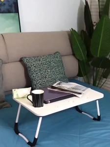 2023 Meja Kecil Atas Katil Meja Pelajar Asrama Rumah Lipat Komputer Sederhana Belajar Bilik Tidur Malas Duduk Di Buku Nota Lantai