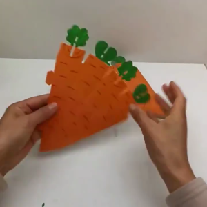 50Pieces Carrot Box Gift Boxes Carrot Theme Candy Box Carrot Celebration Box Suitable for Treats and Candy