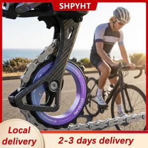 [COD] SHPYHT Local delivery Ship within 24 hours Bicycle Eccentric 18T Rear Derailleur Pulley Wheel Kit Hollow Lightweight Bearings Upgrade for  Road Cyclist Riding
