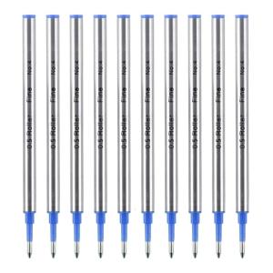 10Pcs Universal Replacement Pen Refills For Ballpoint Pen Metal Ballpoint Pen Refill Quick Dry 0.5mm OR 0.7mm Tip