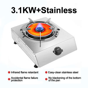 Infrared gas cooker Double-burner gas cooker Domestic tabletop natural gas cooker Energy collection double-burner gas cooker