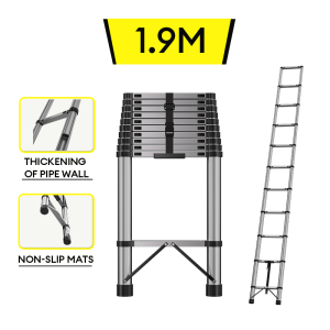 TOOL aluminum telescopic ladder heavy duty Alloy Folding ladder multifunctional folding straight ladder load-bearing300KG