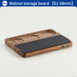 BINCOO Wooden Coffee Tamper Holder Coffee Distributors Stand with 3 Holes Countertop Organizer Espresso Tamping Station for Barista Bottomless Portafilter ﻿