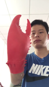 Halloween Cosplays Costume Party Game Dress up Prop Funny Lobster Crab Claws Gloves Hand Prop Halloween Costume