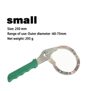 60-110mm Oil Filter Wrench Dapat Digunakan Untuk Menyesuaikan Roda Gigi / Kunci Buka Filter Oli