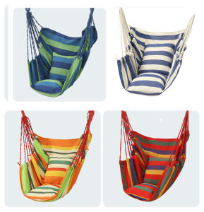 Outdoor Soft Camping Rope Bed Garden Hanging Chair Bedroom Fabric 200KG Hammock Chair Hanging Hammock Hammock Swings Swing Seat