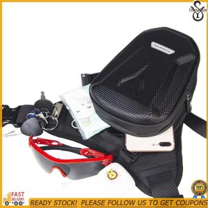 RZAHUAHU Riding Motorcycle Leg Side Bag Hard Shell Motorbike Phone Waist Pack