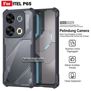 Case Itel P65 Shockproof Fusion Transparant Handphone
