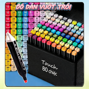 Bút vẽ chuyên nghiệp bộ bút 80 màu bút marker bút màu nước túi đựng tiện lợi cho học sinh