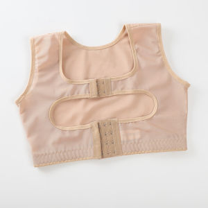 【♡Lovely girls house♡】Womens Body Arm Shapers Bra Push Up Breast Binder Underbust Lace Up Corset with Sleeve Posture Slimming Underwear Tops