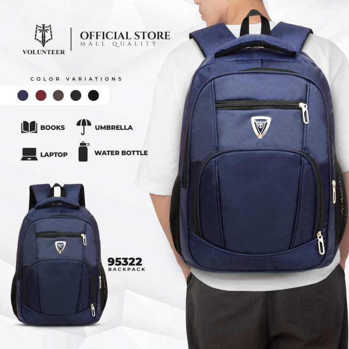 VOLUNTEER School Bag Waterproof Fashion Laptop Backpack