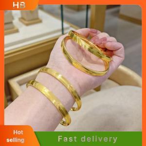 HB Cats Eye Bracelet With Wavy Pattern For Woman Luxury Bangle Party Banquet Jewelry Gift