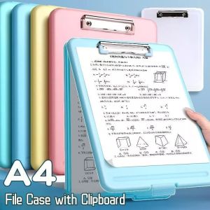 A4 Multifunctional Plastic Storage Clipboard File Box Storage Box Plastic File Storage Box
