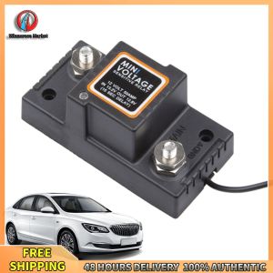Winnereco Waterproof Dual Battery Isolator with Voltage Sensitive Relay for Motorcycles and Camper Vehicles in Black and Compact Size