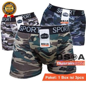 Boxer cowok distro [ Isi 3 Pcs ] // Boxer Motif Loreng Pria Dewasa- boxer [isi 3] -boxer murah pria dewasa //Boxer Cowok dewasa // Celana dalam Pria Terbaru // Celana Boxer Pria dewasa // sempak terbaru/Celana Dalam pria dewasa