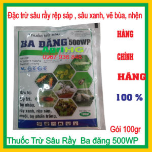 Thuốc trừ sâu rầy bọ trĩ Ba đăng 500WP gói 100grThuốc có cơ chế nội hấp lưu dẫnVật Tư Nông Nghiệp AgriHG