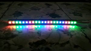 Termurah! Lampu Strobo RGB Kece RAINBOW Untuk Miniatur/Motor Input 12V All Ukuran
