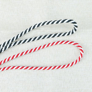 LZD Sợi Polyester Có Độ Đàn Hồi Thấp Xoắn Ốc Dây Bện Màu Đỏ Và Trắng 2mm3mm Dây Túi Tròn Lõi Rỗng 4mm Nhiều Thông Số Kỹ Thuật