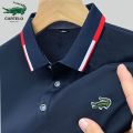 Large Size Embroidery for Men Short-sleeve Business Polo Shirt. 