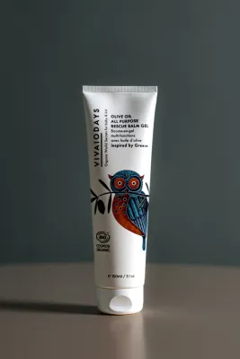 Vivaiodays All Purpose Olive Oil Rescue Balm Gel | Steroid-free eczema rash baby acne cradle cap diaper balm