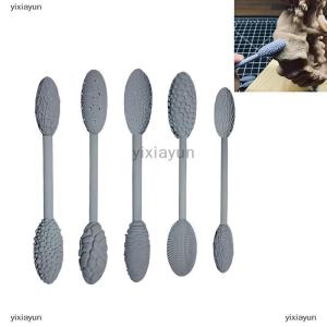 [COD] yixiayun Texture Tool Sets For Clay Art Oval Clay Modeling Pattern Rollers Kit Clay Texture Rolling Emboss Plaids Hand Rollers Modeling Sticks For DIY Crafts (Single Head Double Head)