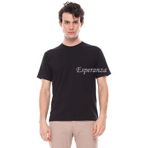 Esperanza Kaos Polos T-Shirt Cotton Hitam Black Pria Wanita Dewasa 20s